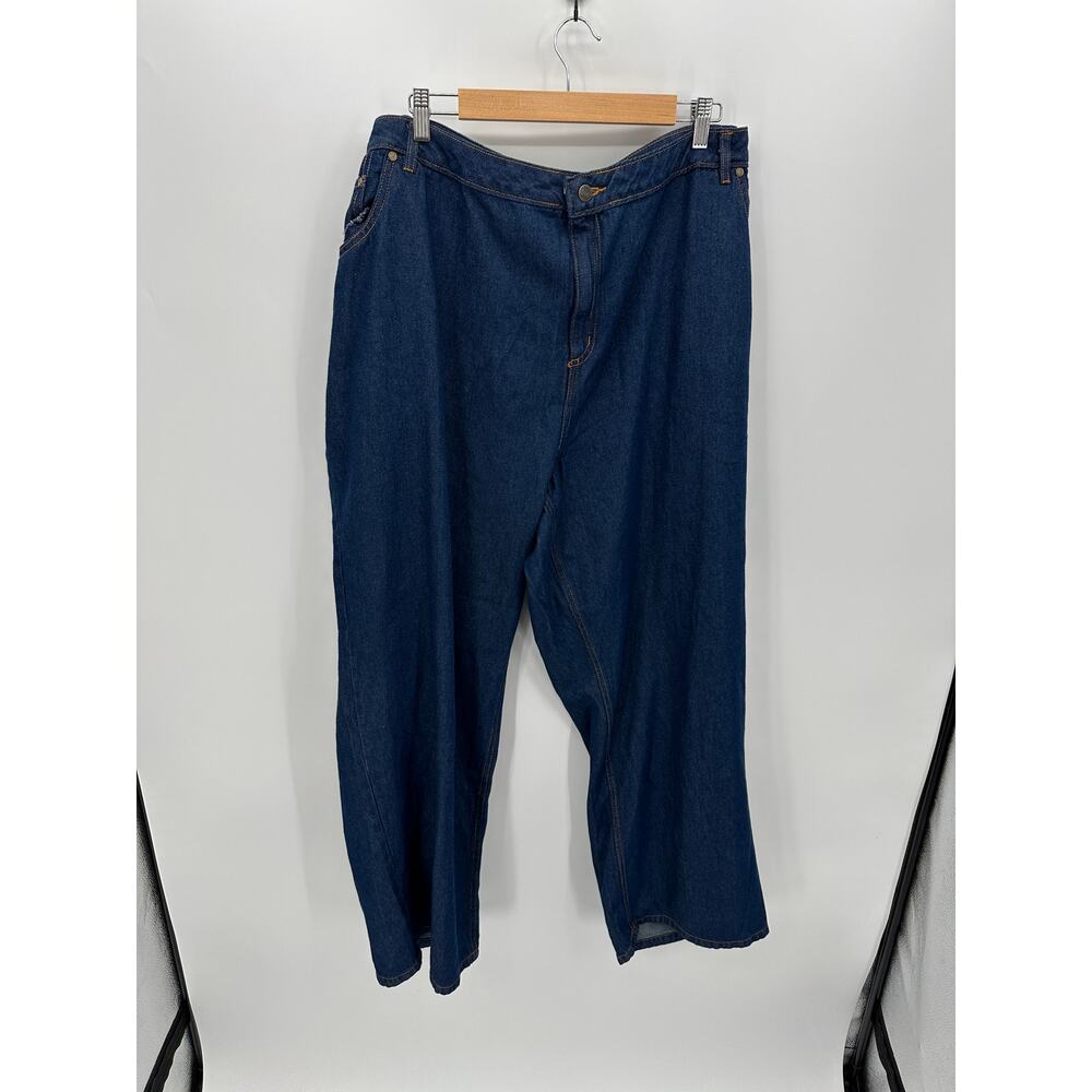 Woman Within Natural Fit Denim Jeans Women 30W High Rise Cotton Stretch